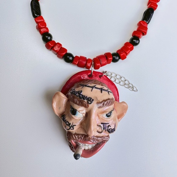 POST MALONE NECKLACE HANDMADE - Picture 2 of 4